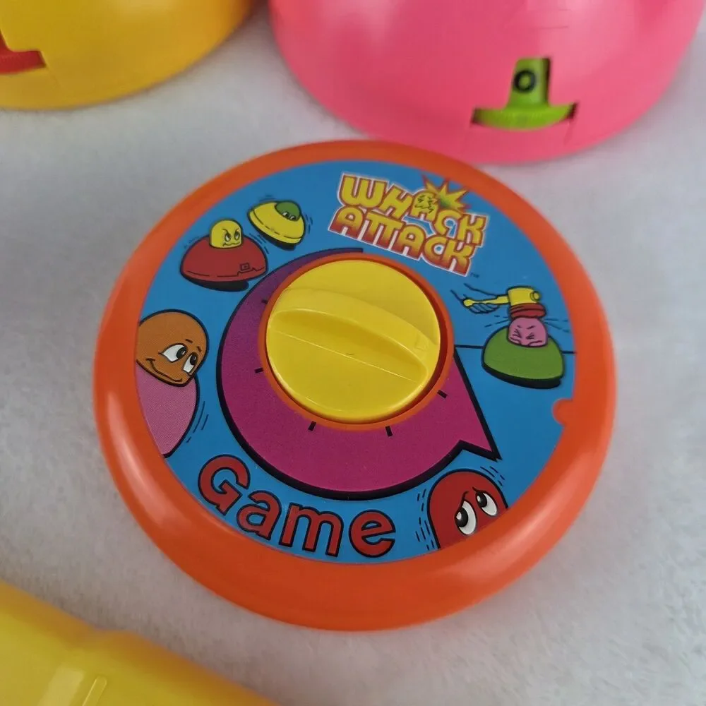 Vintage 1986 Whack Attack Game Complete Mattel Mechanical Action Game Fast Ship